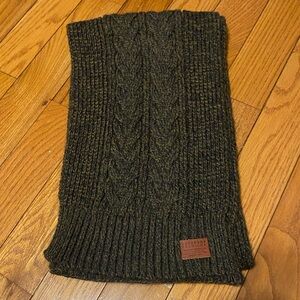 Superdry Premium Gray Green 78" Wool Blend‎ Scarf